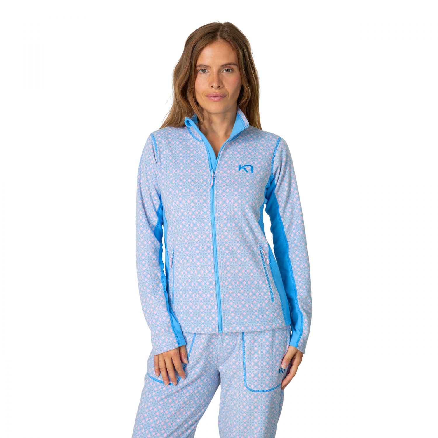 Kari Traa Olga Fleece, fleecejakke, dame, blå