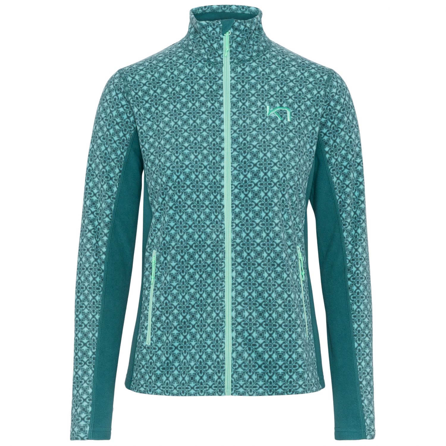 Kari Traa Olga Fleece, fleecejakke, dame, grøn