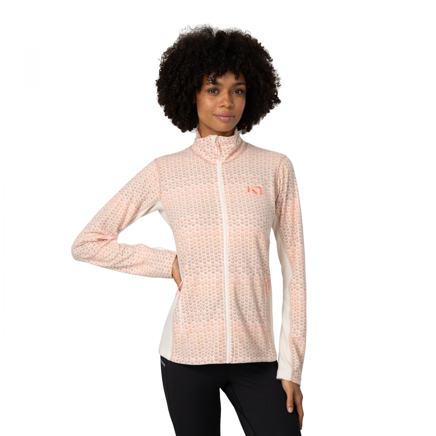 Kari Traa Olga Fleece, fleecejakke, dame, nwhite