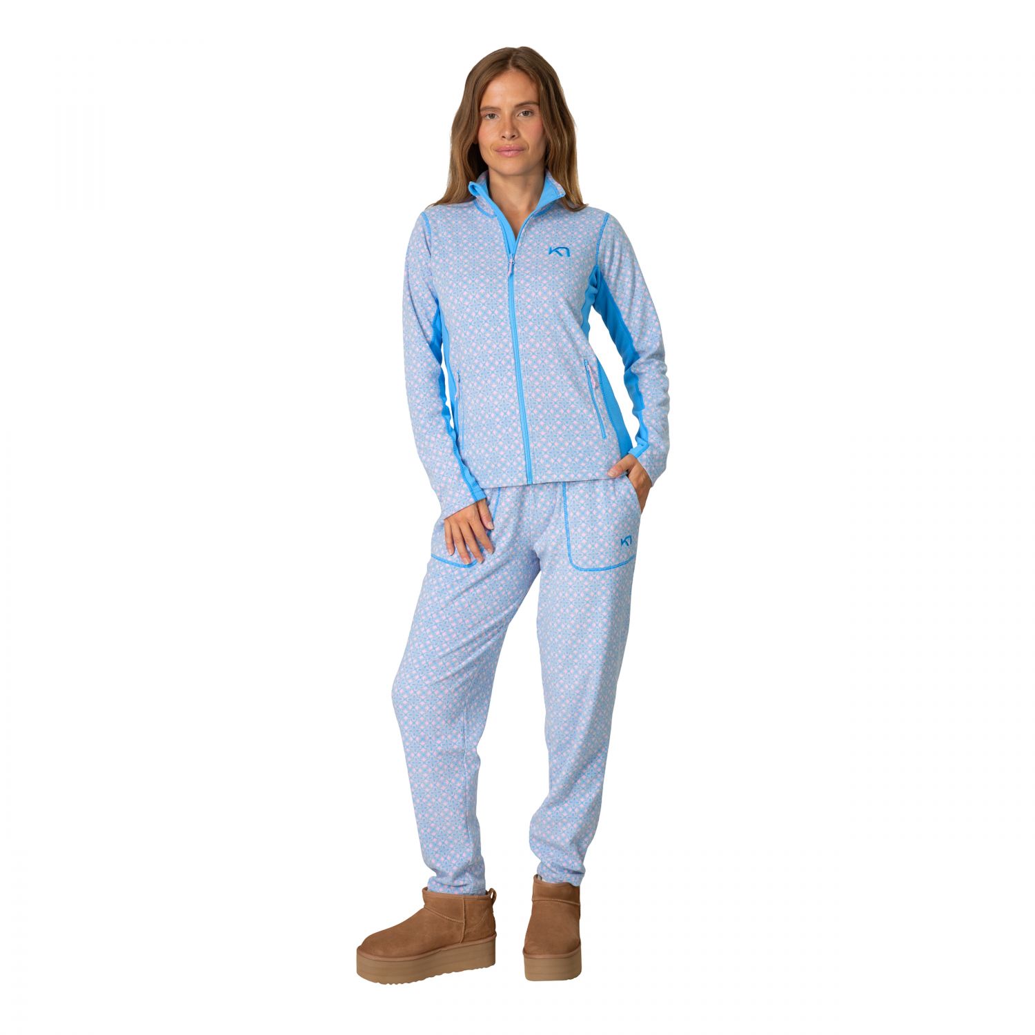 Kari Traa Olga Fleece, fleecová bunda, dámská, modrá