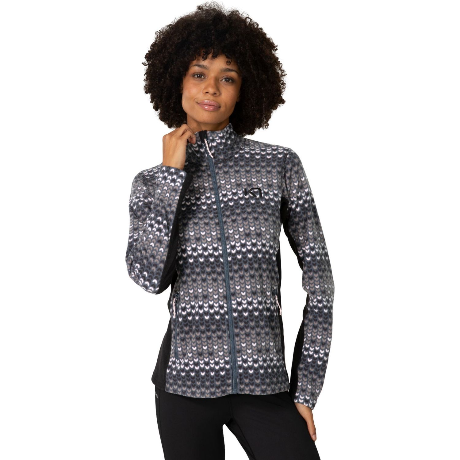 Kari Traa Olga Fleece, giacca in pile, donna, grigio