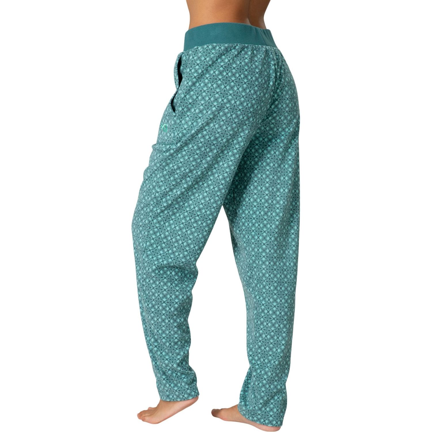Kari Traa Olga, ski base layer pants, women, green
