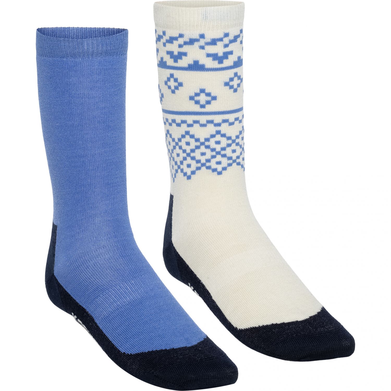 Kari Traa Ragna, chaussettes de randonnée, femmes, 2 par, bleu clair