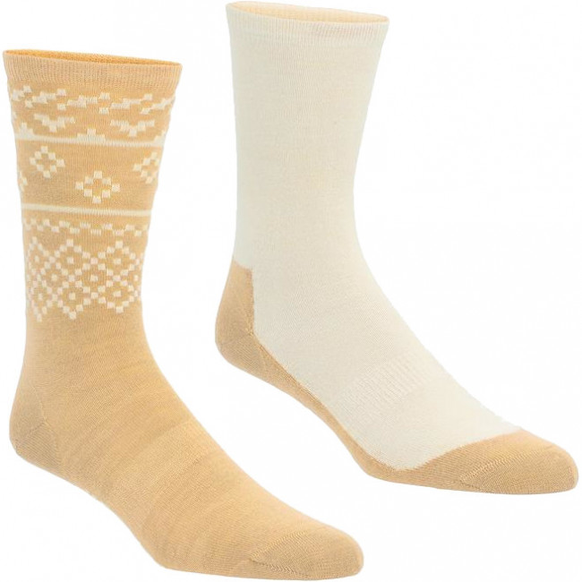Kari Traa Ragna, hiking socks, women, 2 pair, straw