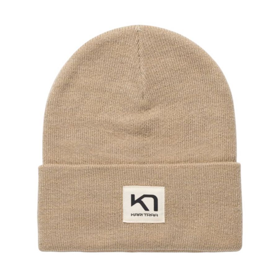 Kari Traa Røthe, beanie, bej