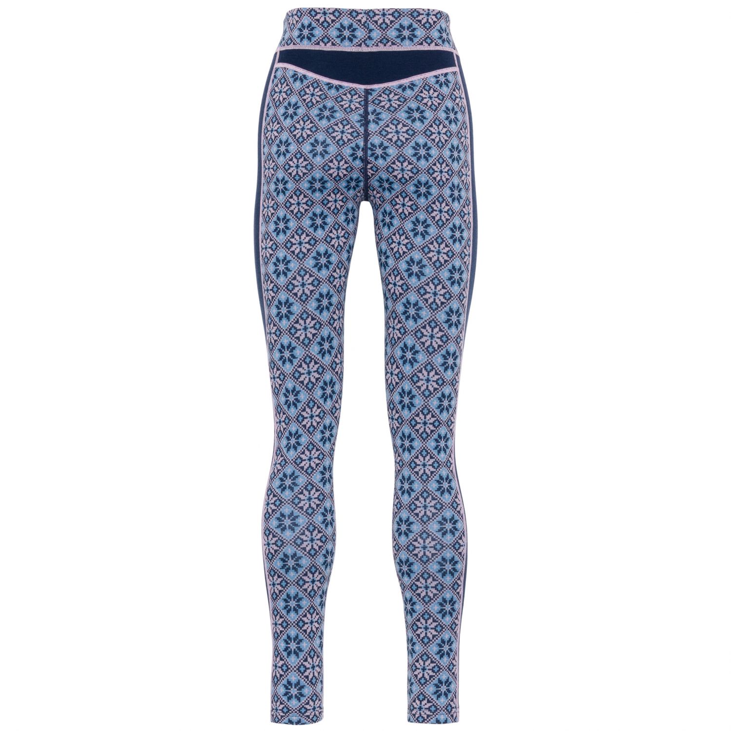 Kari Traa Rose High Waist, calças térmicas de esqui feminino, azul