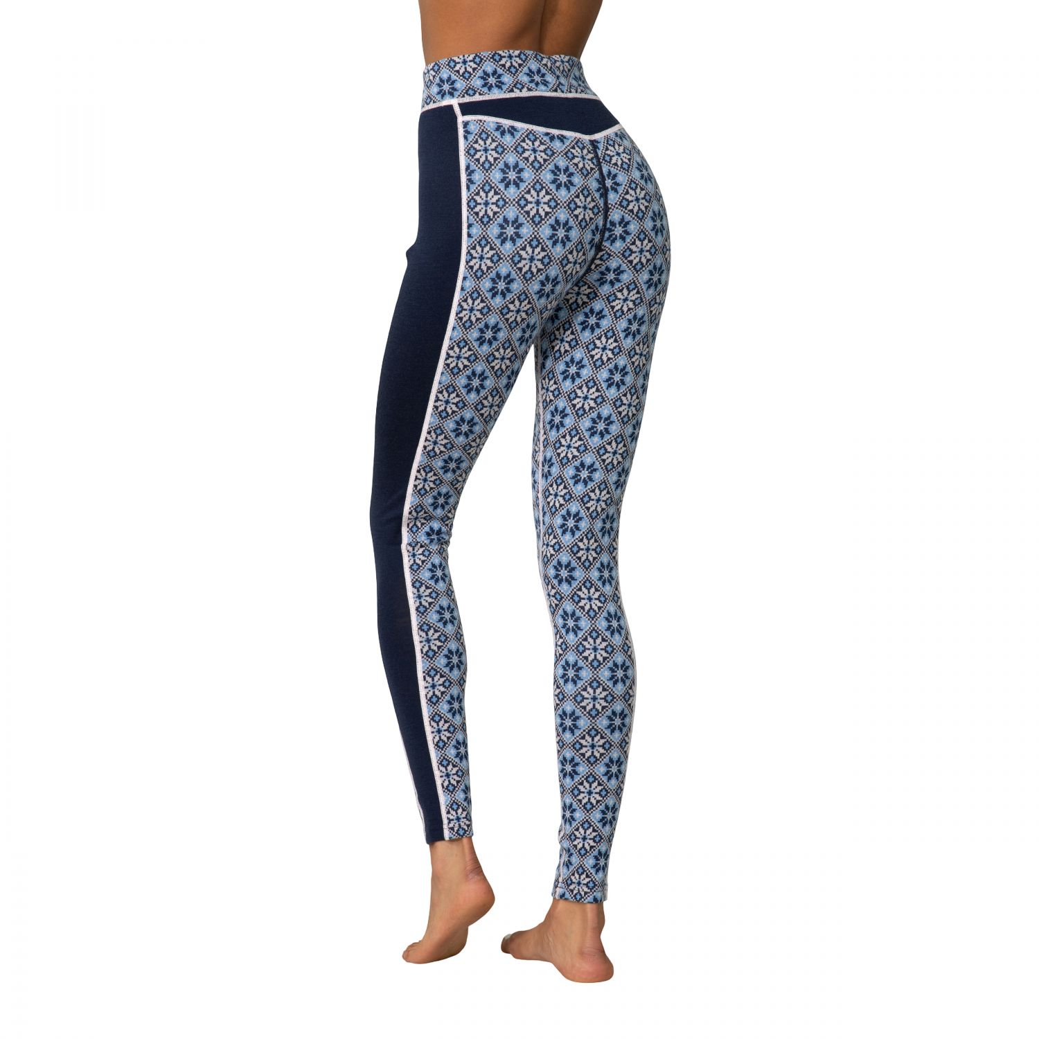 Kari Traa Rose High Waist, lyžiarske spodky, dámske, modrá