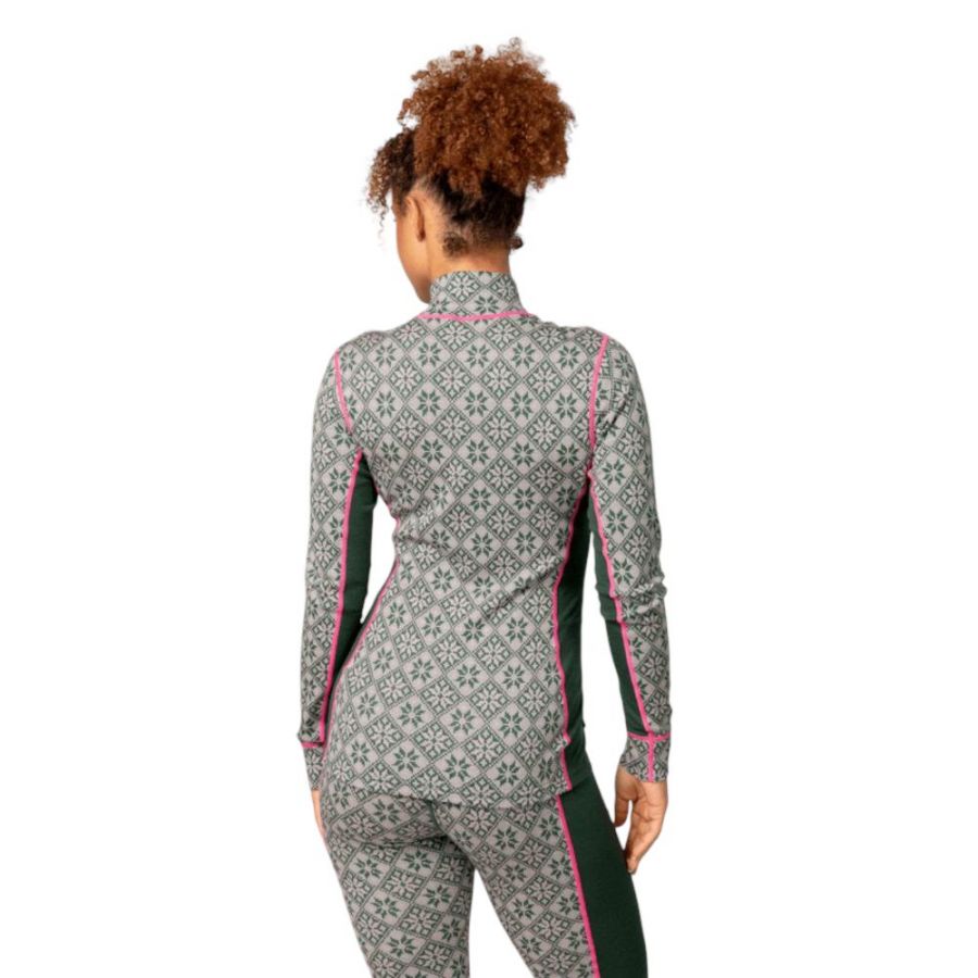 Kari Traa Rose H/Z, haut thermique, femme, vert
