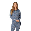 Kari Traa Rose LS 2.0, intimo termico da sci, donna, blu scuro
