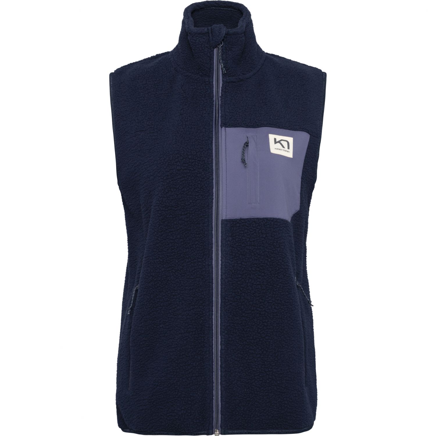 Kari Traa Rothe, fleece vest, dame, donkerblauw