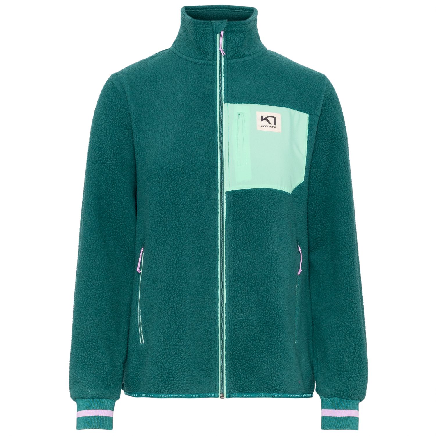 Kari Traa Røthe Midlayer, jaqueta de fleece, feminino, verde