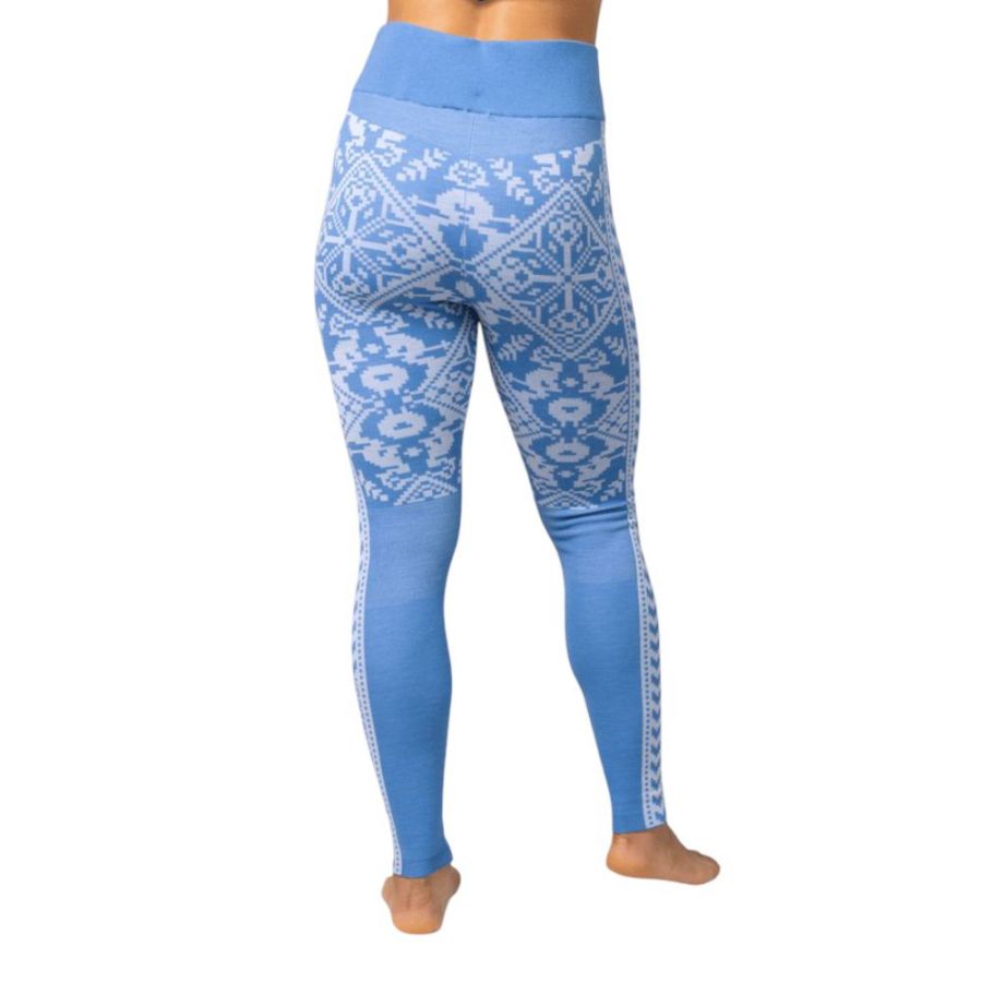 Kari Traa Saga, collant thermique, femme, bleu