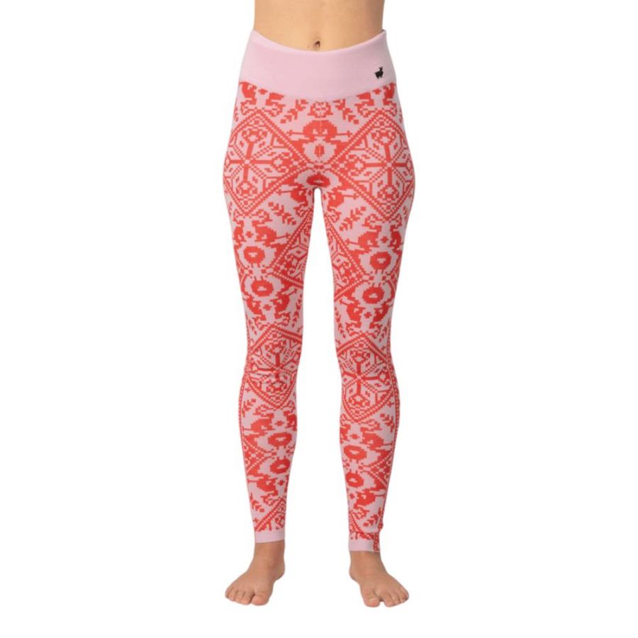 Kari Traa Saga, collant thermique, femme, rouge