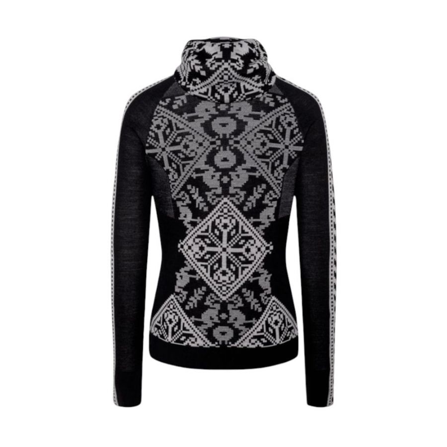 Kari Traa Saga Hood, camiseta térmica, mujer, negro