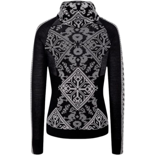 Kari Traa Saga Hood, camiseta térmica, mujer, negro