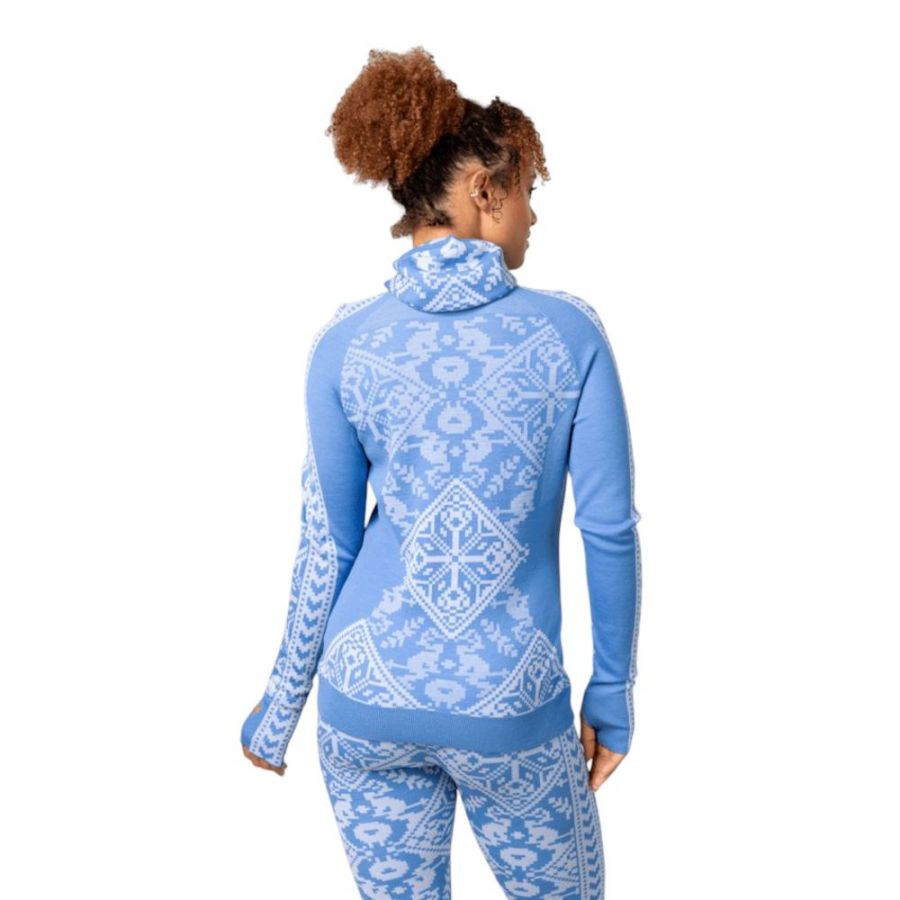 Kari Traa Saga Hood, thermoshirt, dames, blauw