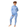 Kari Traa Saga Hood, thermoshirt, dames, blauw