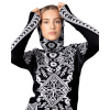 Kari Traa Saga Hood, tricou interior pentru schi, femei, negru