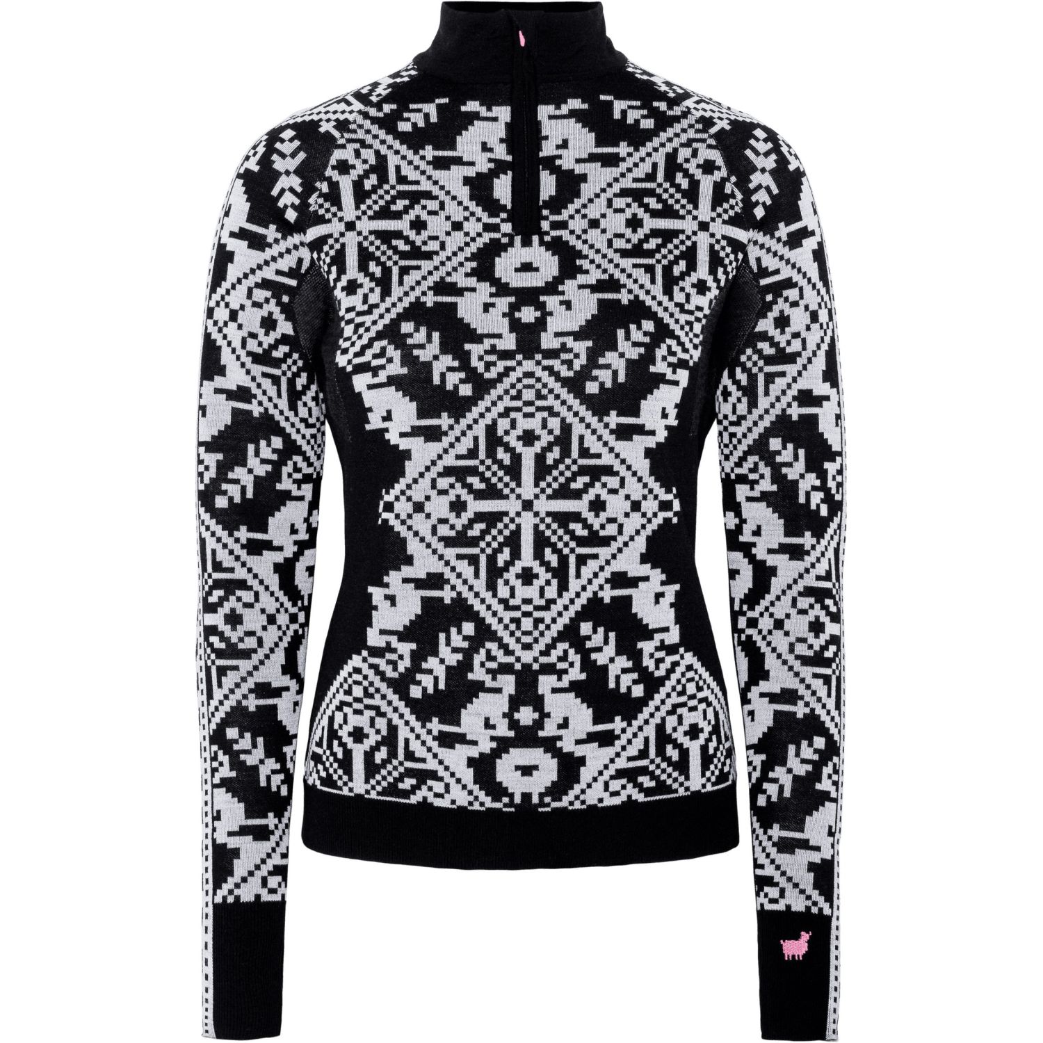 Kari Traa Saga HZ, camisola interior de esqui, mulher, preto
