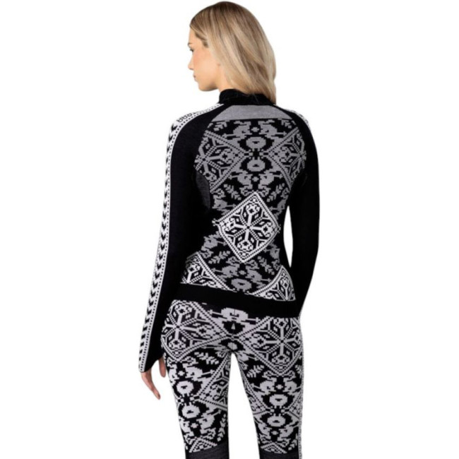 Kari Traa Saga HZ, tricou interior pentru schi, femei, negru
