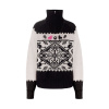 Kari Traa Saga Knit, sudadera, mujer, negro/blanco
