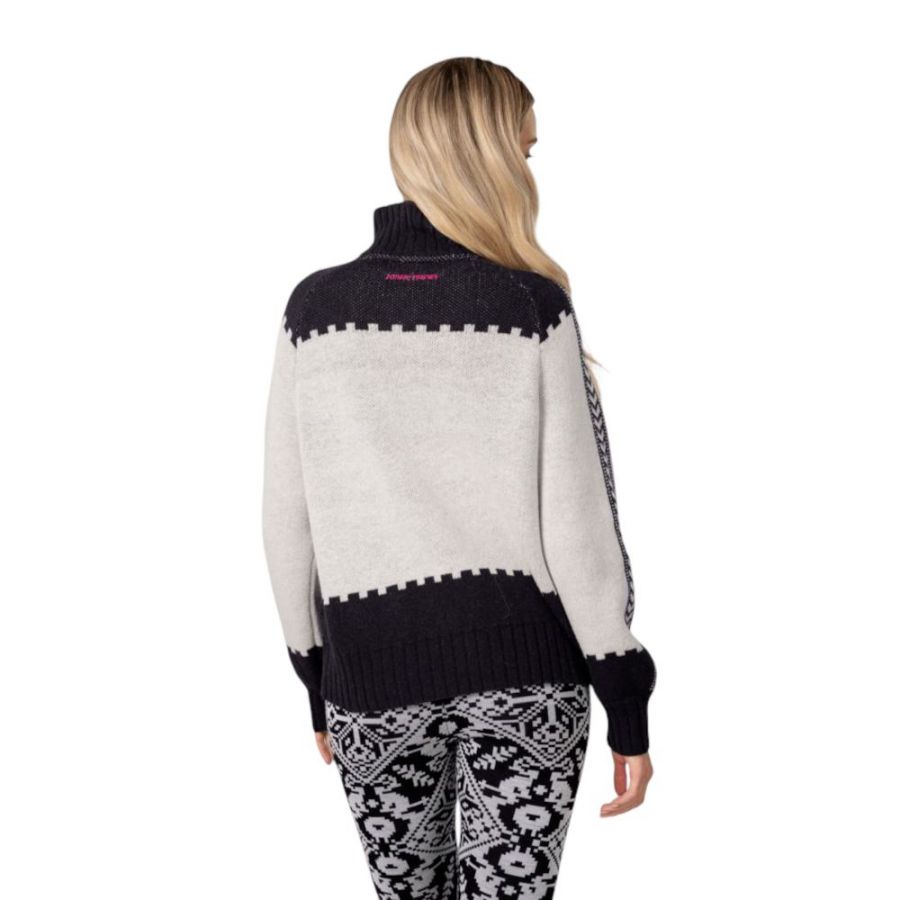 Kari Traa Saga Knit, sudadera, mujer, negro/blanco