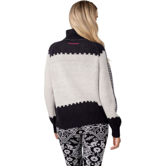 Kari Traa Saga Knit, sudadera, mujer, negro/blanco