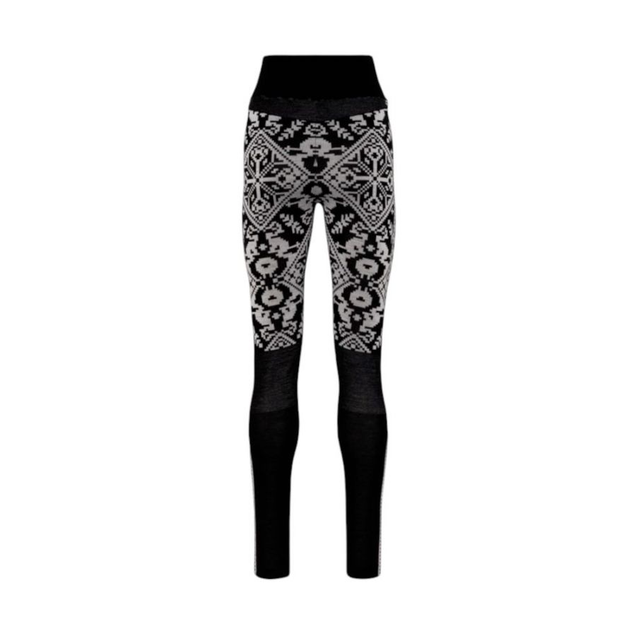 Kari Traa Saga, leggings termici, donna, nero