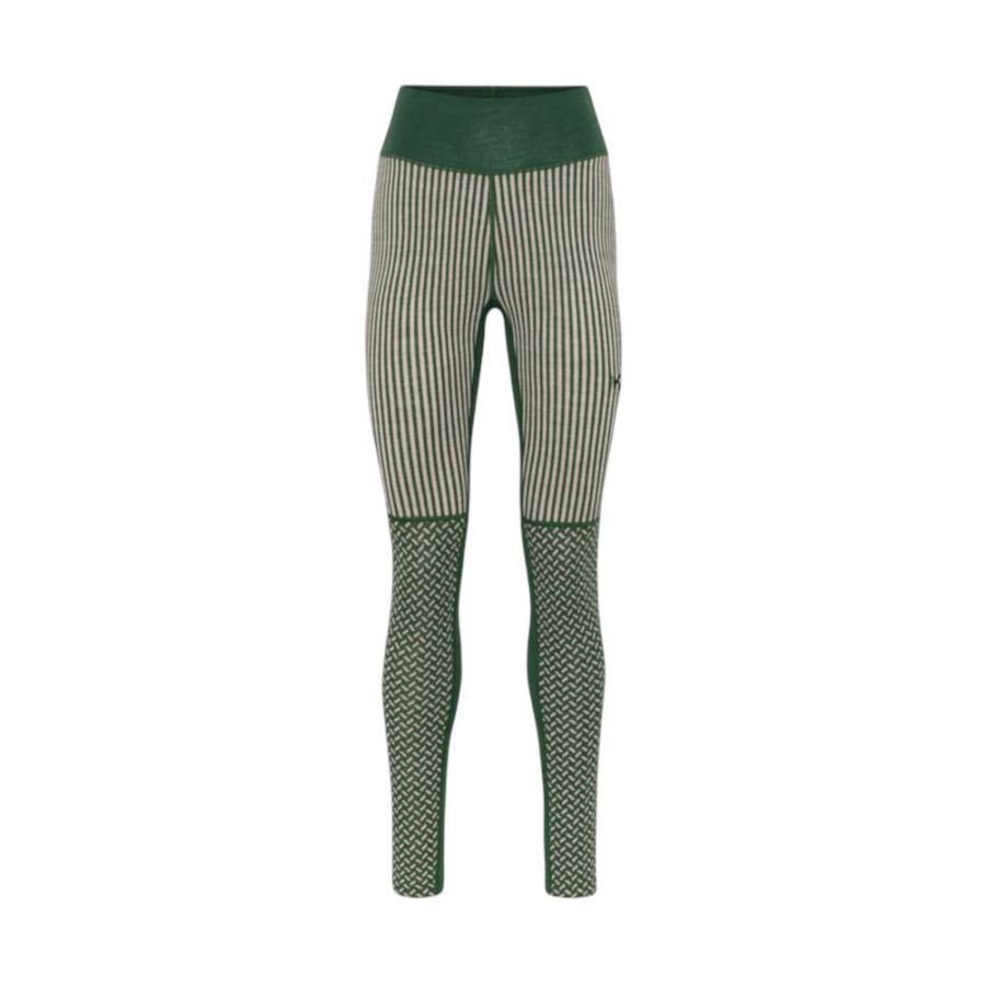 Kari Traa Smekker, collant thermique, femme, vert foncé