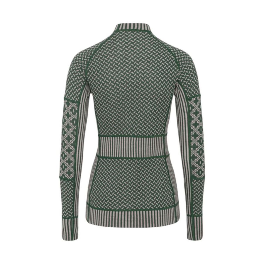 Kari Traa Smekker, haut thermique, femme, vert foncé