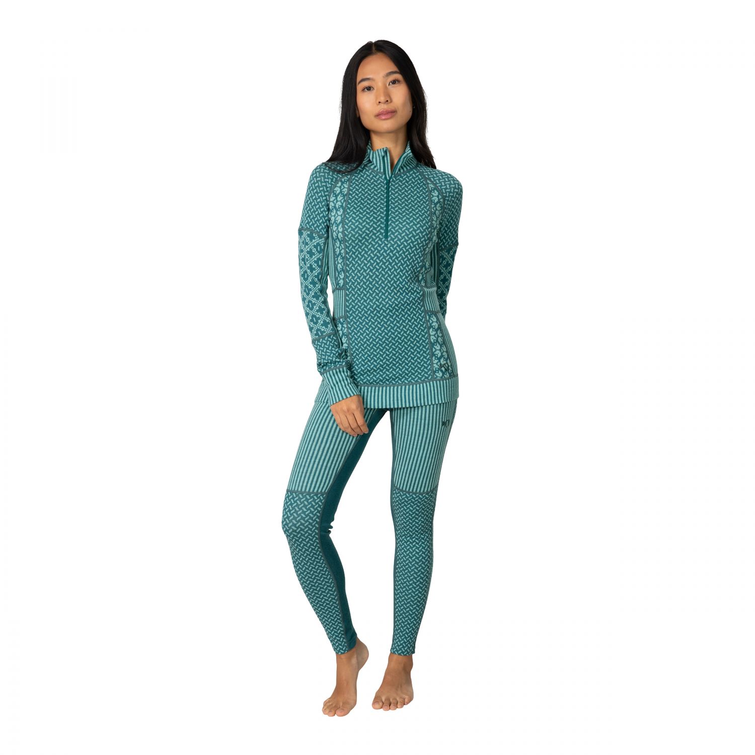Kari Traa Smekker High Waist, cuecas de esqui, mulher, verde