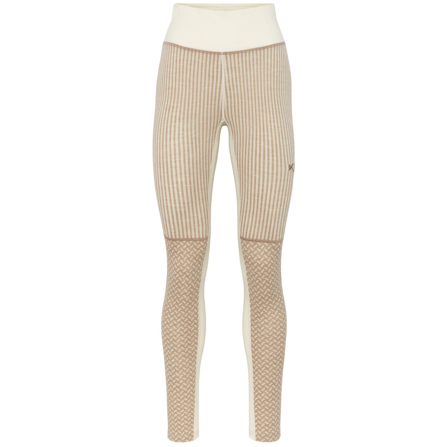 Kari Traa Smekker High Waist, dámske lyžiarske spodky, mocha