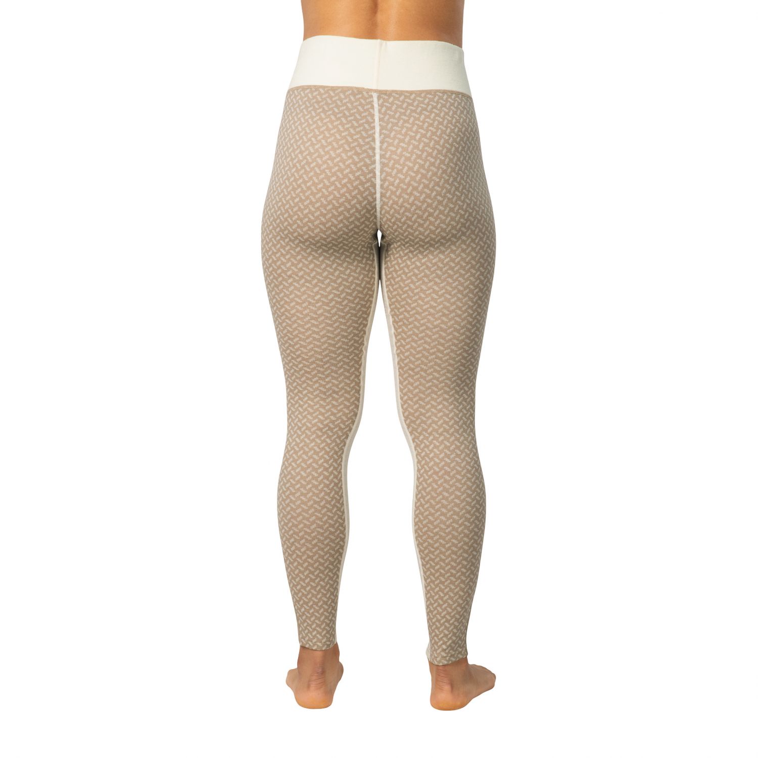 Kari Traa Smekker High Waist, dámske lyžiarske spodky, mocha