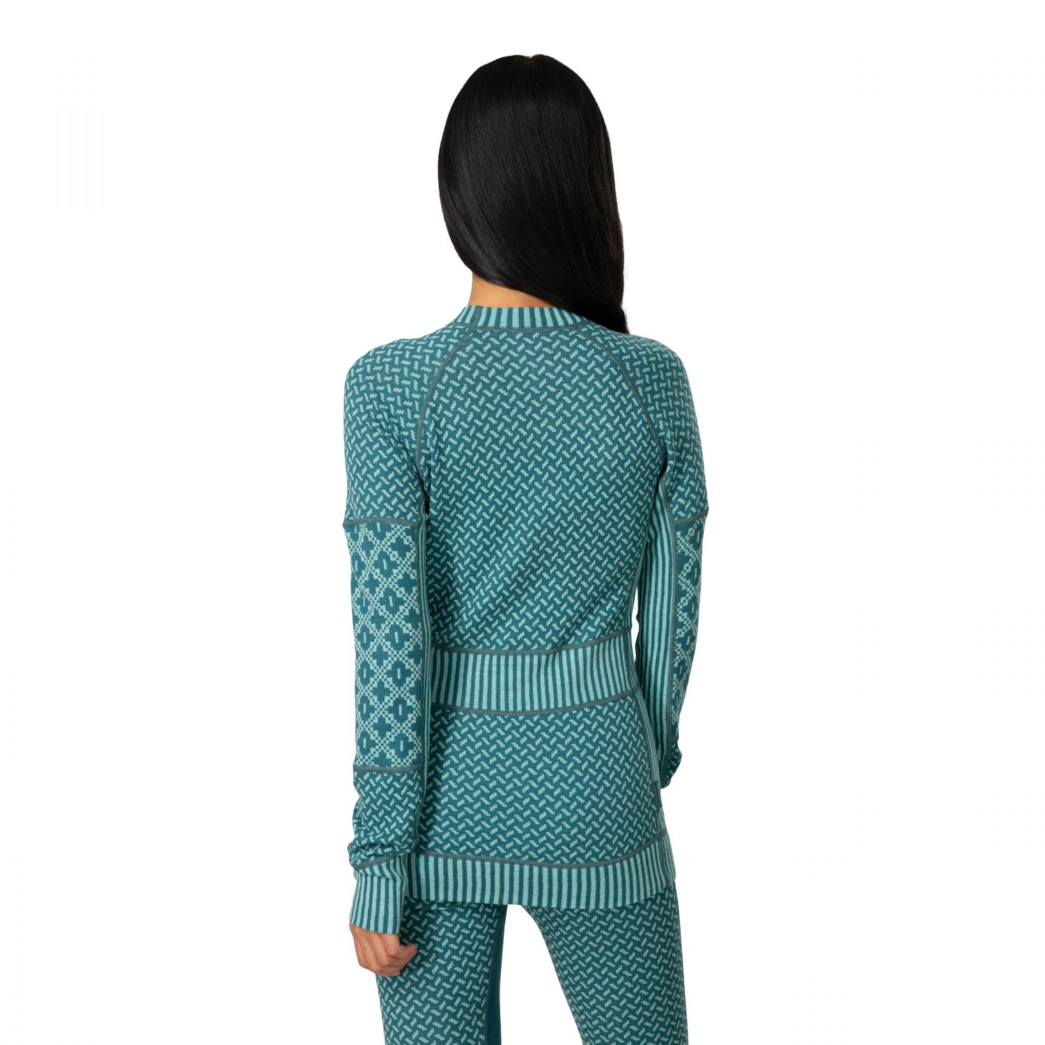 Kari Traa Smekker LS, segunda pele para esqui, mulher, verde