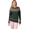 Kari Traa Sundve Knit, camisola, senhora, verde escuro