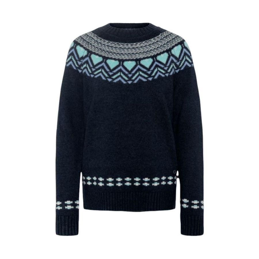 Kari Traa Sundve Knit, sveter, dámsky, tmavomodrý