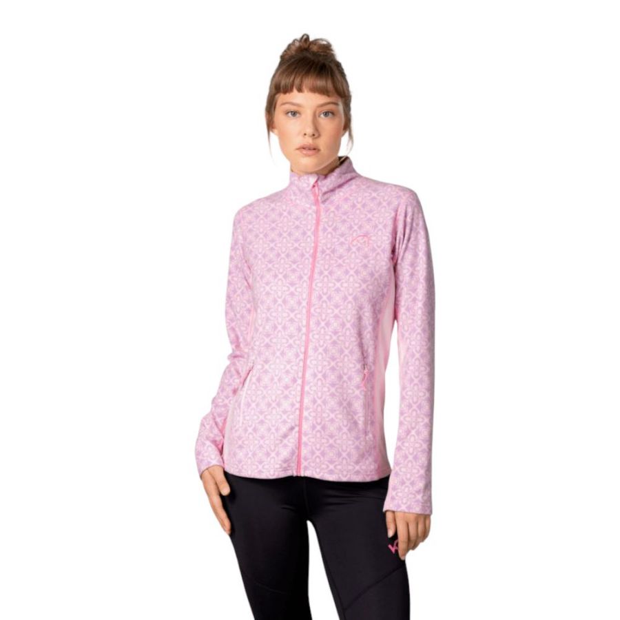 Kari Traa Thalena, fleecejas, dames, roze