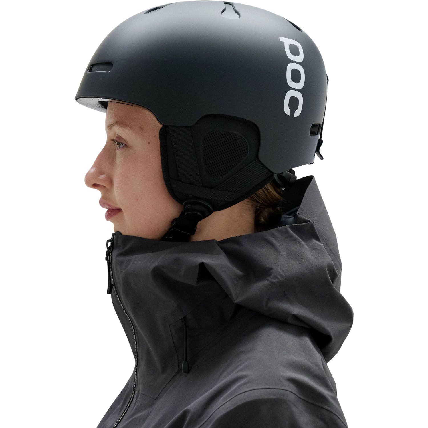 POC Auric Cut, kask narciarski, czarny matowy