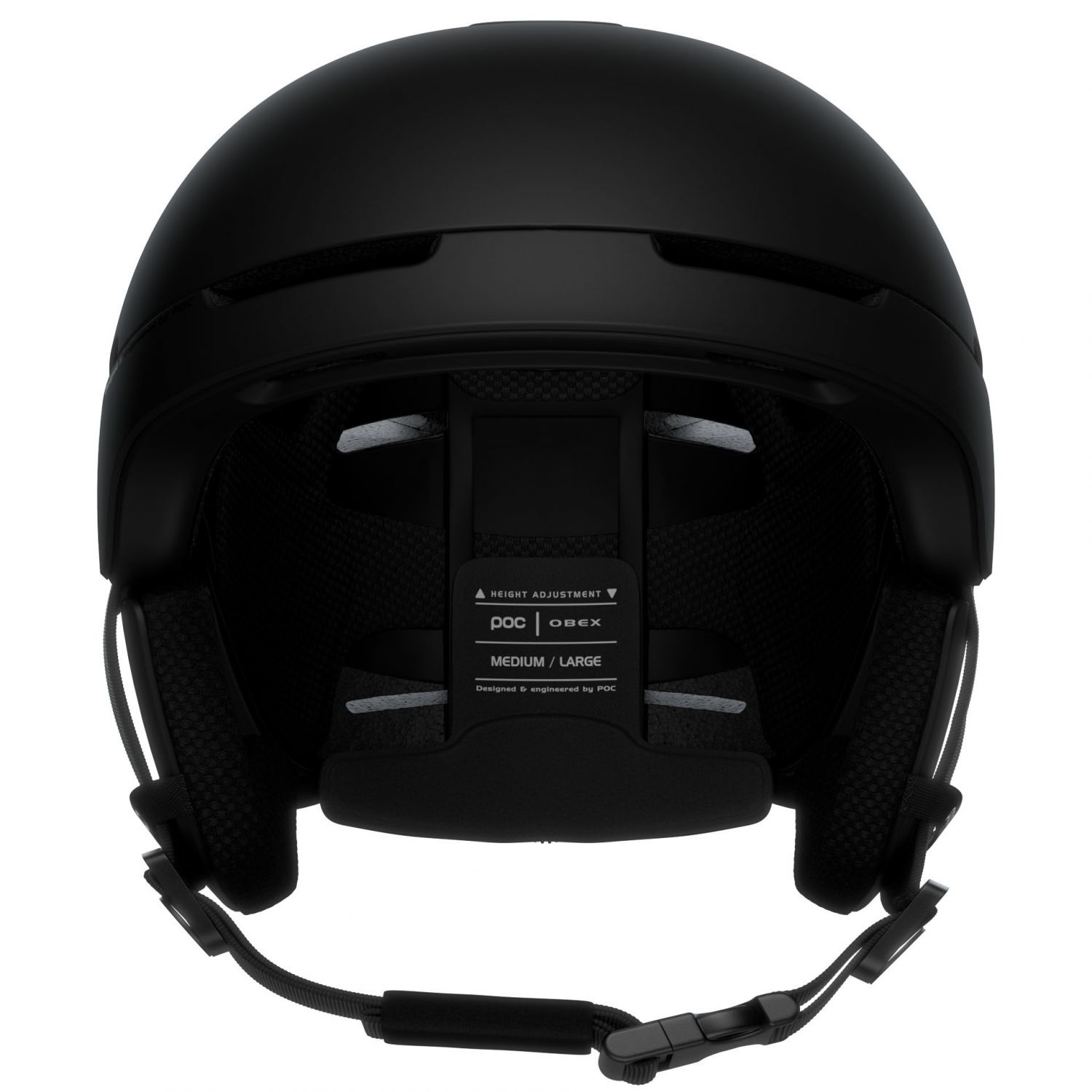 Kask narciarski POC Obex BC Mips, czarny matowy