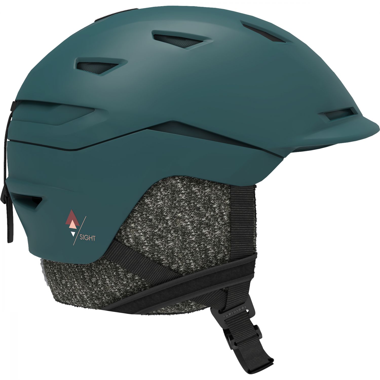 Kask narciarski Salomon Sight W, ciemnozielony