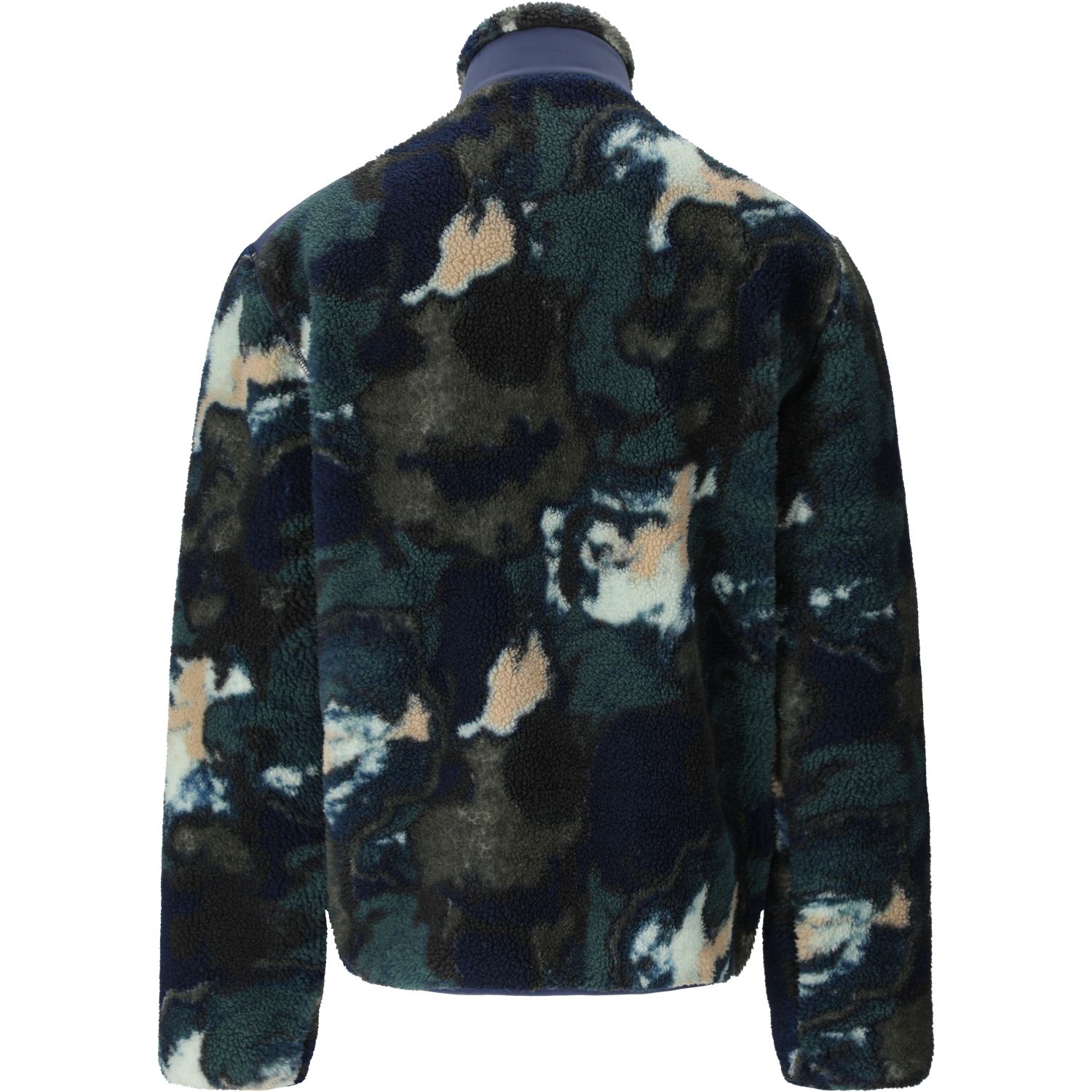 Kendor AOP Teddy, fleecová bunda, pánske, grape leaf
