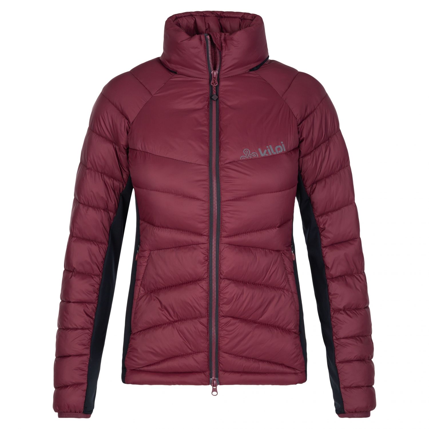 Kilpi Actis-W, chaqueta de pluma de fibra, mujer, rojo oscuro