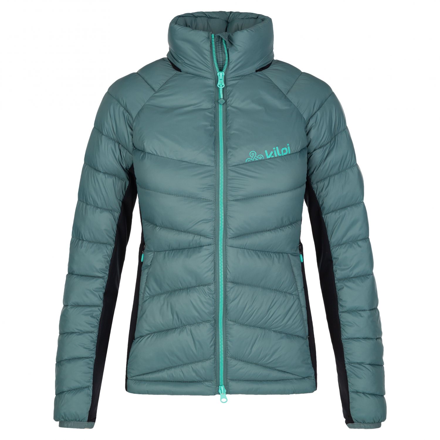 Kilpi Actis-W, chaqueta de pluma de fibra, mujer, verde oscuro