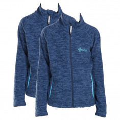 Kilpi Alacant, chaqueta polar, pack de 2, junior, azul oscuro