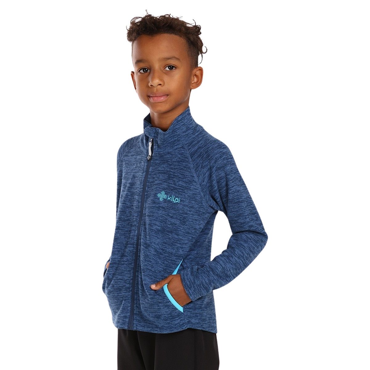 Kilpi Alacant, jachetă fleece, 2-pack, junior, albastru închis
