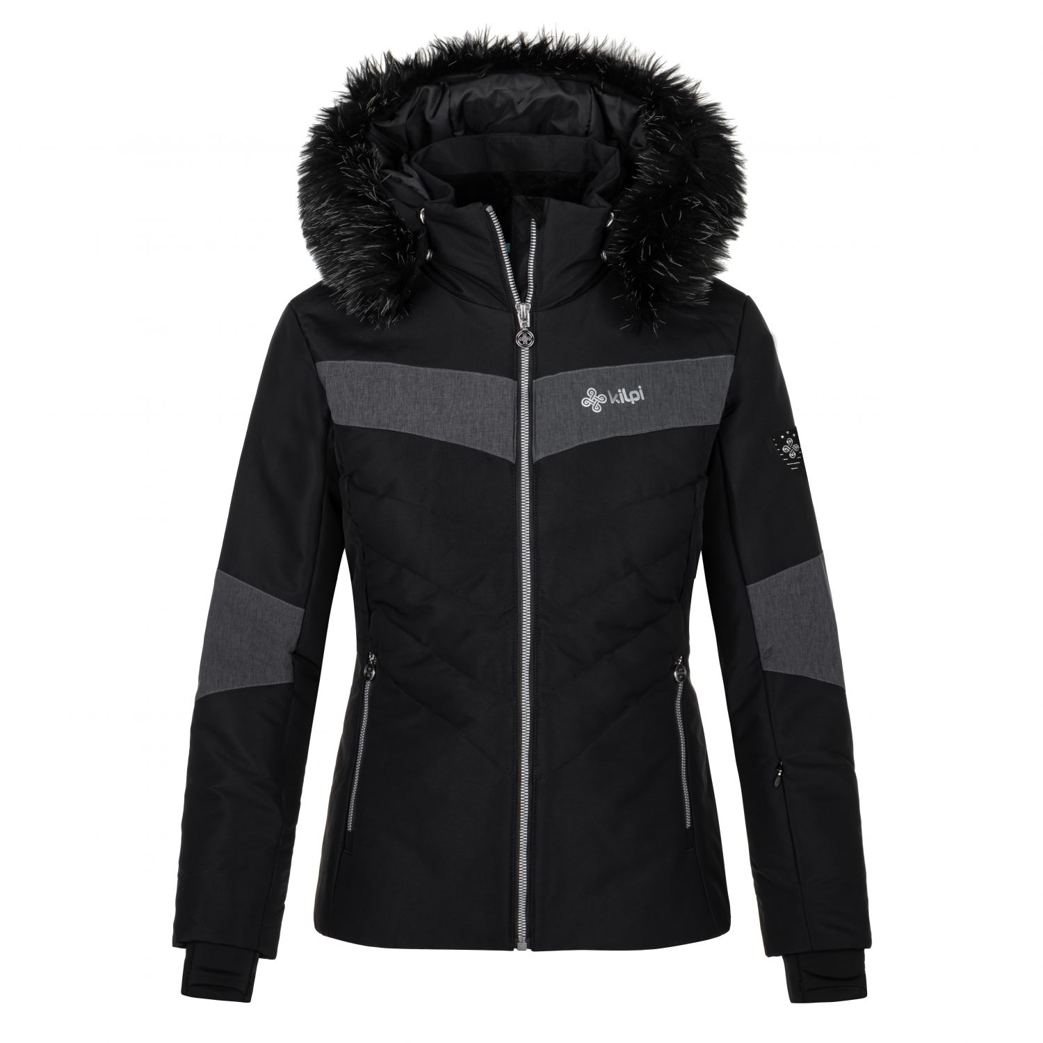 Kilpi Alisia-W chaqueta de esquí de las mujeres, negro