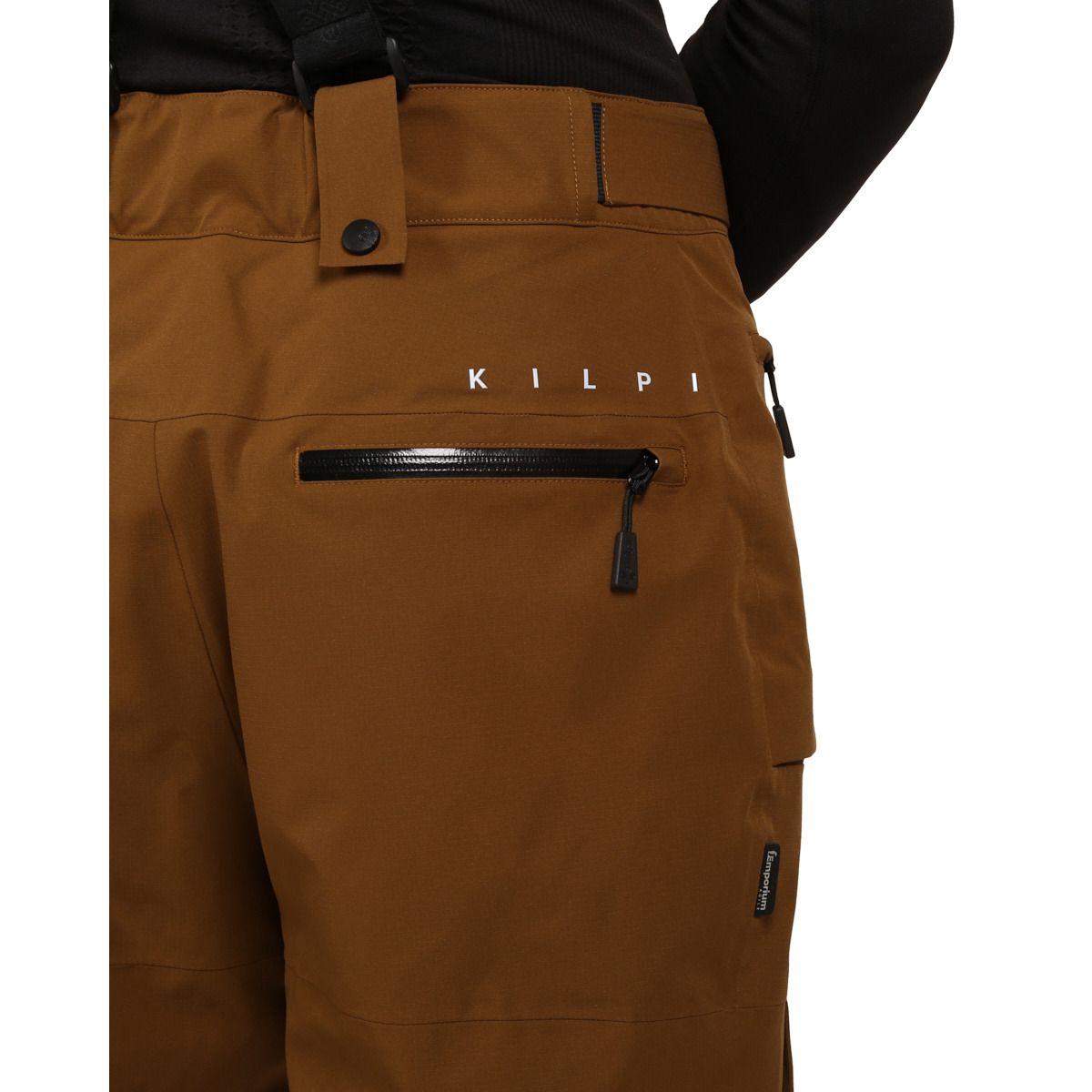 Kilpi Barry, pantaloni de schi, bărbați, maro