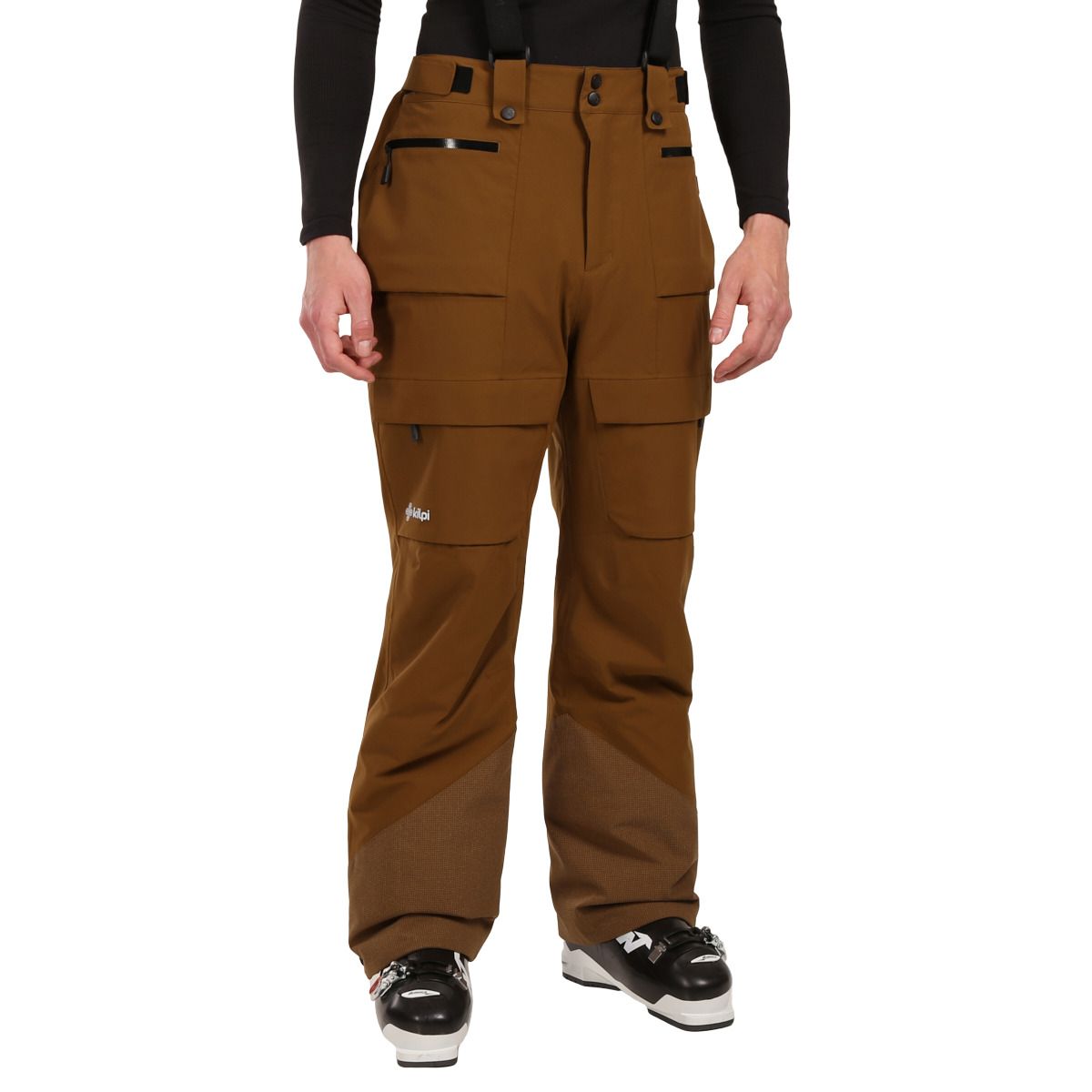 Kilpi Barry, ski pants, men, brown