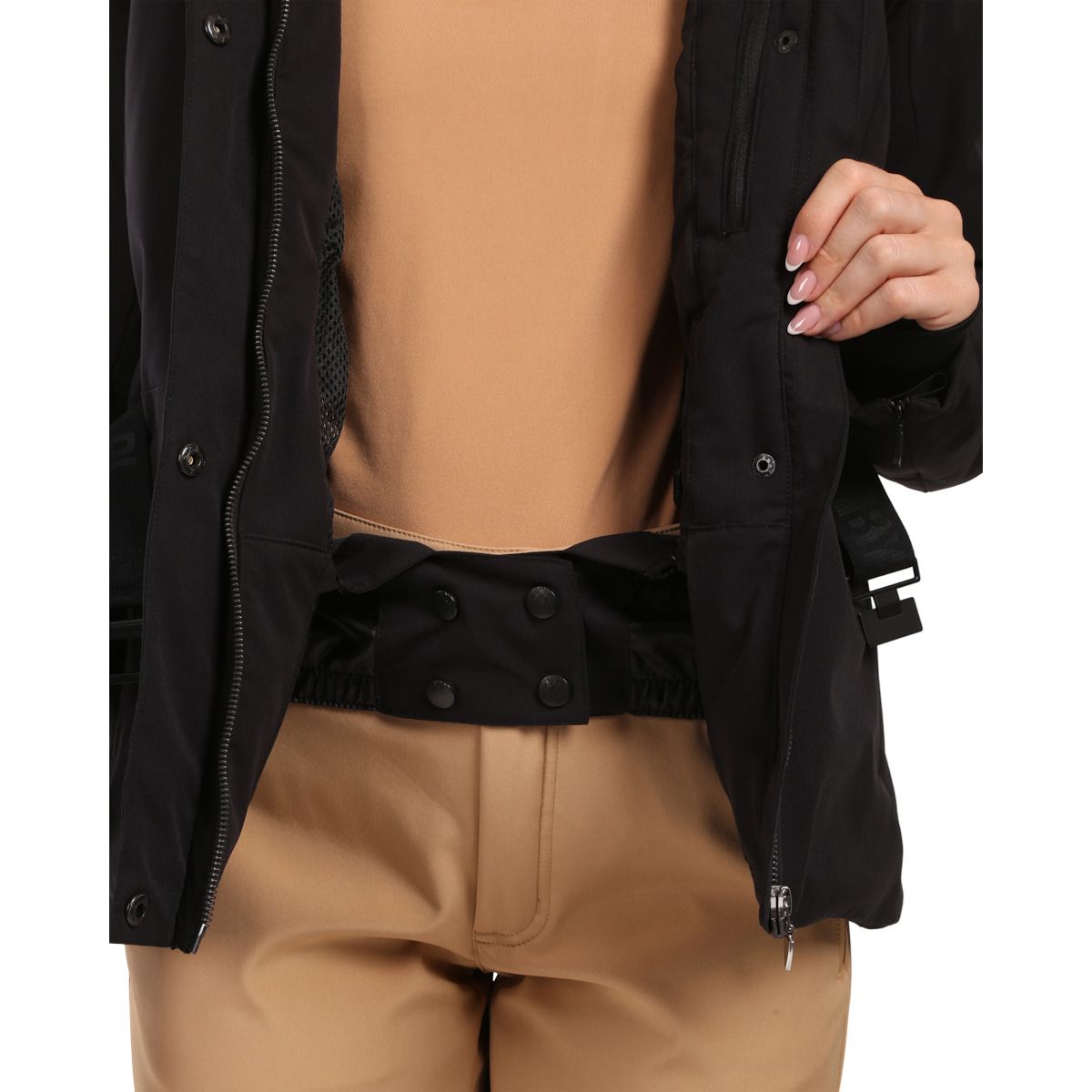 Kilpi Carrie, veste de ski, femme, noir