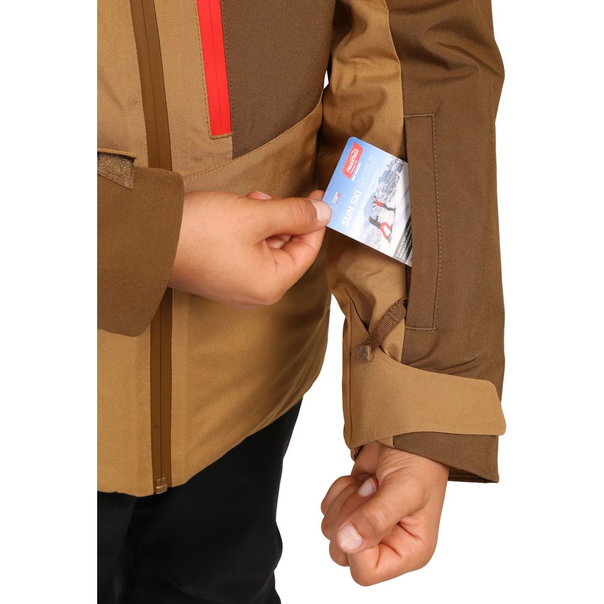 Kilpi Denver, ski jacket, junior, brown